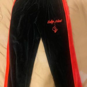 Baby phat track pants bootcut velvet